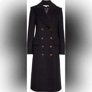 NWT Veronica Beard Navy Nalida Dickey Coat